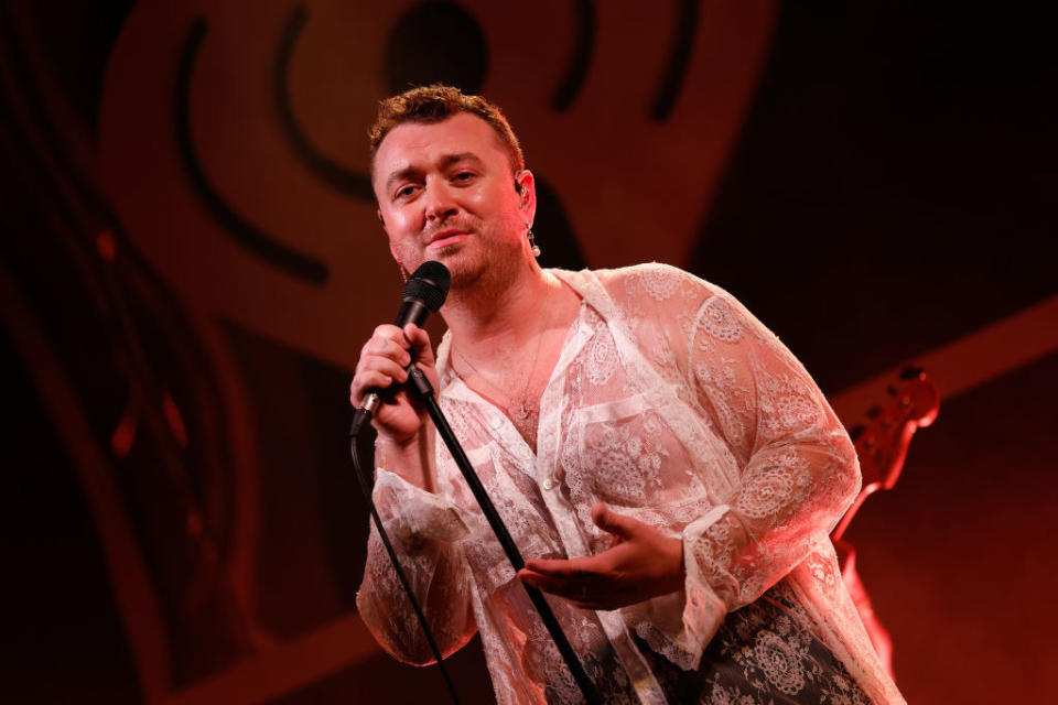 Sam Smith performing