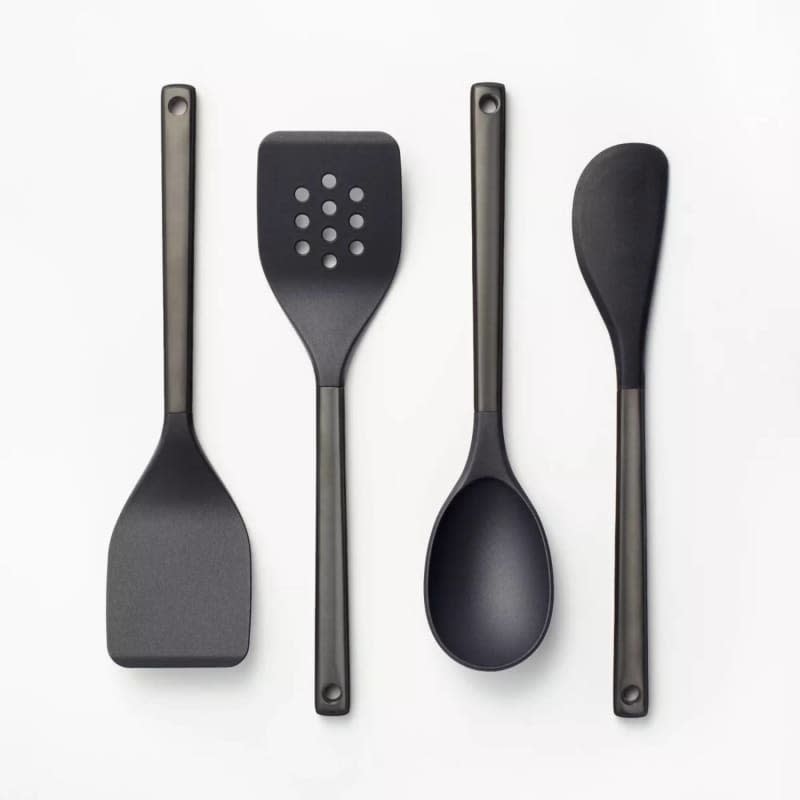 4pc Stainless Steel/Nylon Kitchen Utensil Set