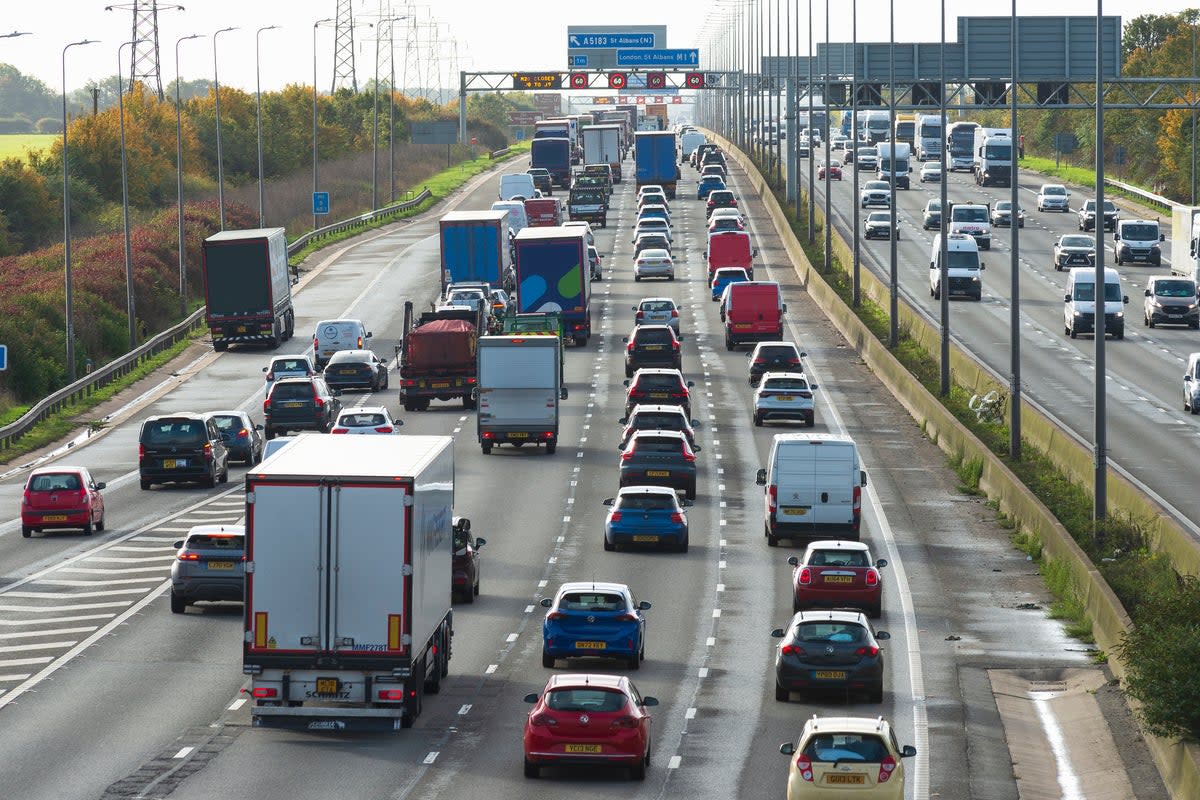 The AA believes that half of UK drivers will be on the road at some point over the bank holiday weekend   (Getty Images)