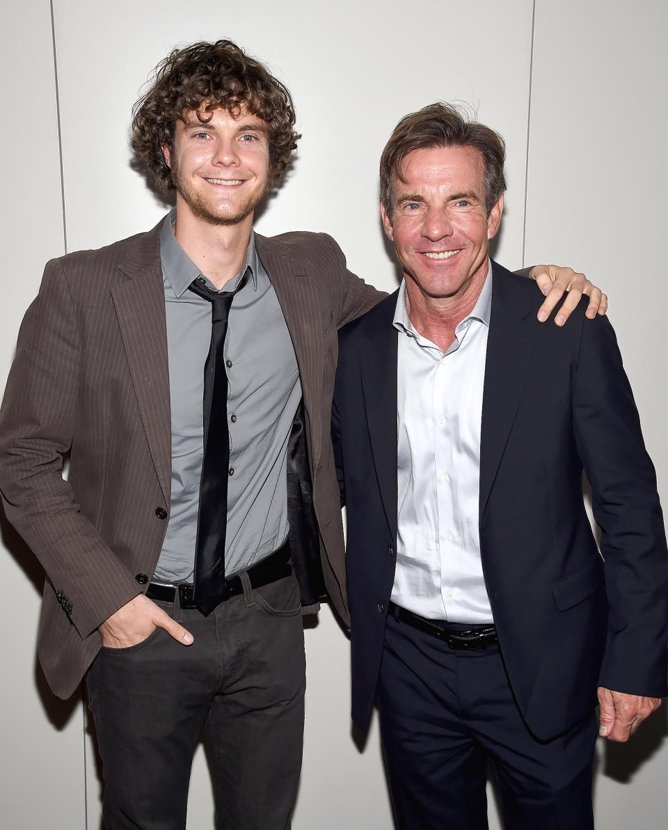 Dennis Quaid and Son Jack Quaid Look Like Twins During Rare Public Outing