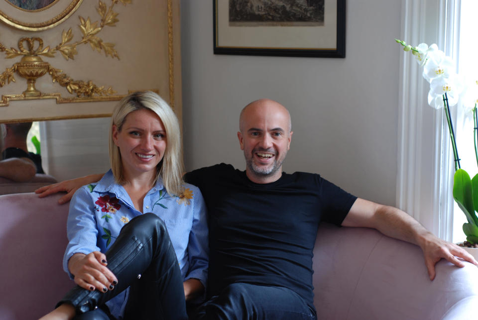 <p>Daniel Roy, pictured with his partner Radana Lancman, says he will accept sterling, but that he is also open to offers “in excess of 500 Bitcoin”. However, while the buyer will able to buy the house with Bitcoin, they will still have to use Sterling when paying stamp duty – which will be around £110,000.(SWNS.com) </p>