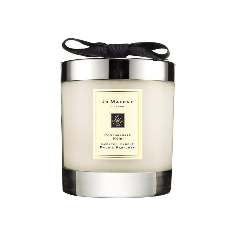 <a rel="nofollow noopener" href="https://www.jomalone.com/product/3560/10082/For-the-Home/Home-Candles/Pomegranate-Noir-Home-Candle" target="_blank" data-ylk="slk:Pomegranate Noir Home Candle, Jo Malone, $65;elm:context_link;itc:0;sec:content-canvas" class="link ">Pomegranate Noir Home Candle, Jo Malone, $65</a>