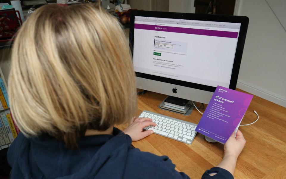 The ONS claims a person filling in the survey online will be marked as complete on the system the following day, but whistleblowers have said this is 'nonsense' - Jonathan Brady/PA