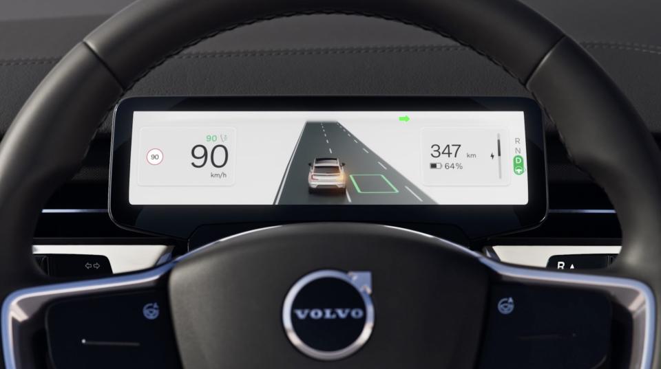 Volvo EX90 to support Google’s new HD map 圖/Volvo