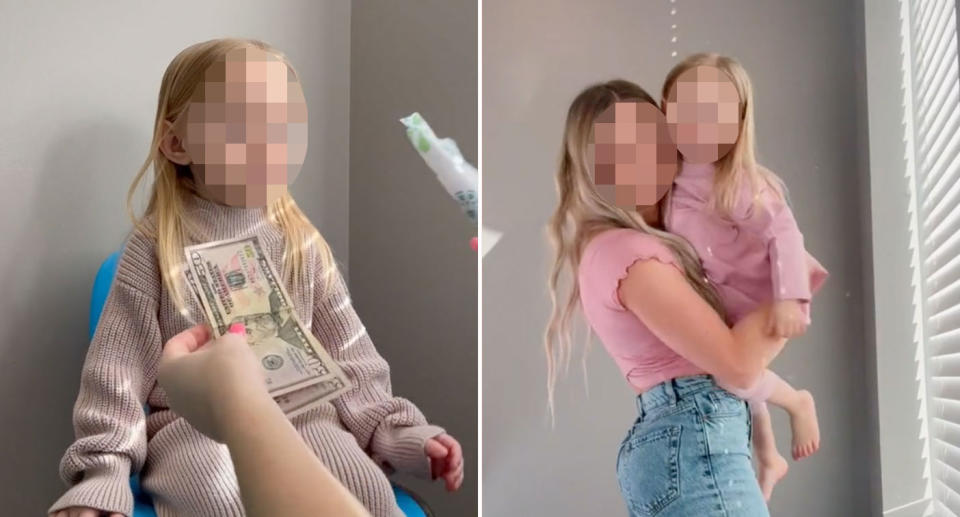 A three-year-old girl has millions of followers on TikTok, on an account run by her mother. Source: TikTok