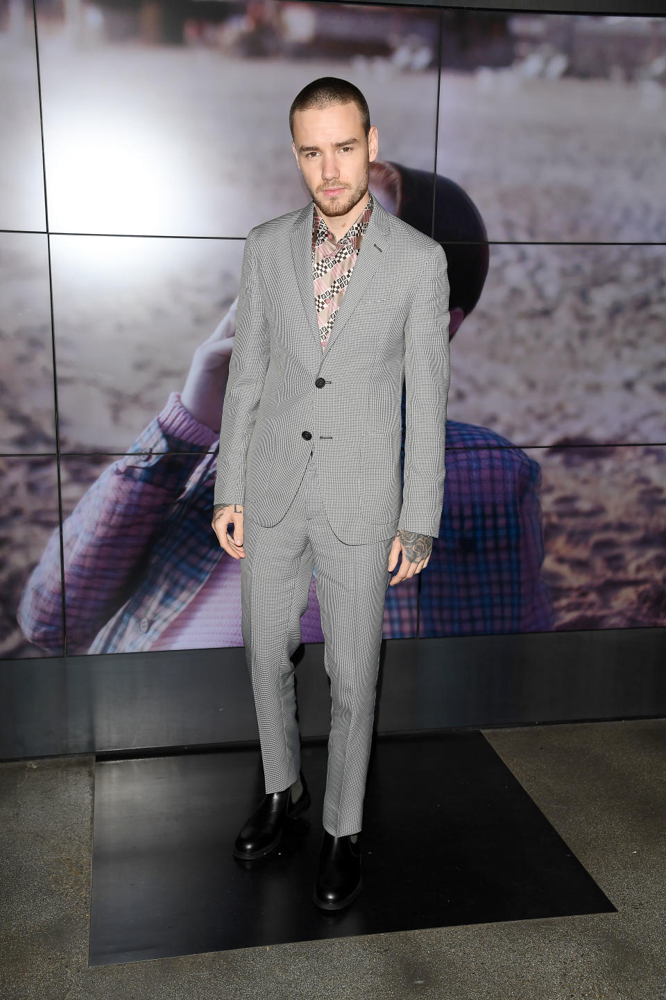 Liam Payne at the Fendi Milan Men’s Fashion Week show