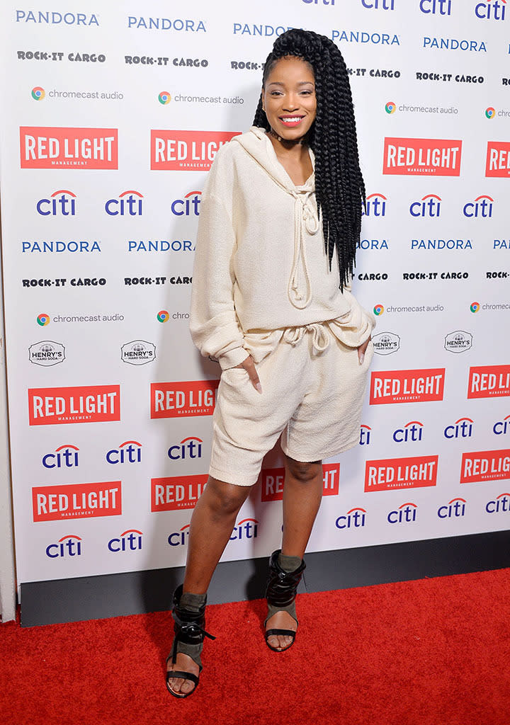 Keke Palmer attends Red Light Management’s 2016 Grammy afterparty presented by Citi at Mondrian Hotel. (Stefanie Keenan/Getty Images)