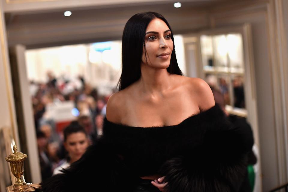 <p>Kim Kardashian was robbed at gunpoint in her Paris hotel room in October. The alleged assailants took off with jewelry worth more than $10 million US. Photo from Getty Images </p>