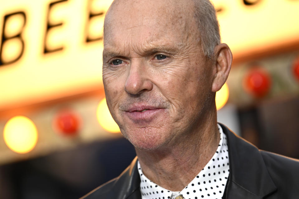 LONDON, ENGLAND - AUGUST 29: Michael Keaton attends the UK Premiere of 