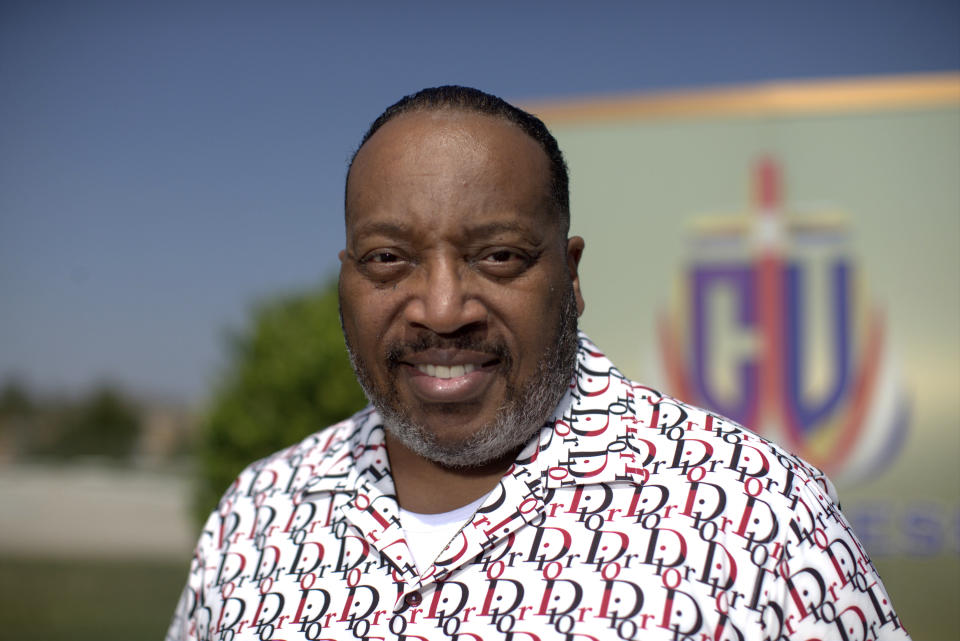 Marvin Sapp, pastor of The Chosen Vessel Cathedral, poses for a portrait in Fort Worth, Texas on Oct. 6, 2020 to promote his 12th album "Chosen Vessel." (Photo by Michael Mulvey/Invision/AP)