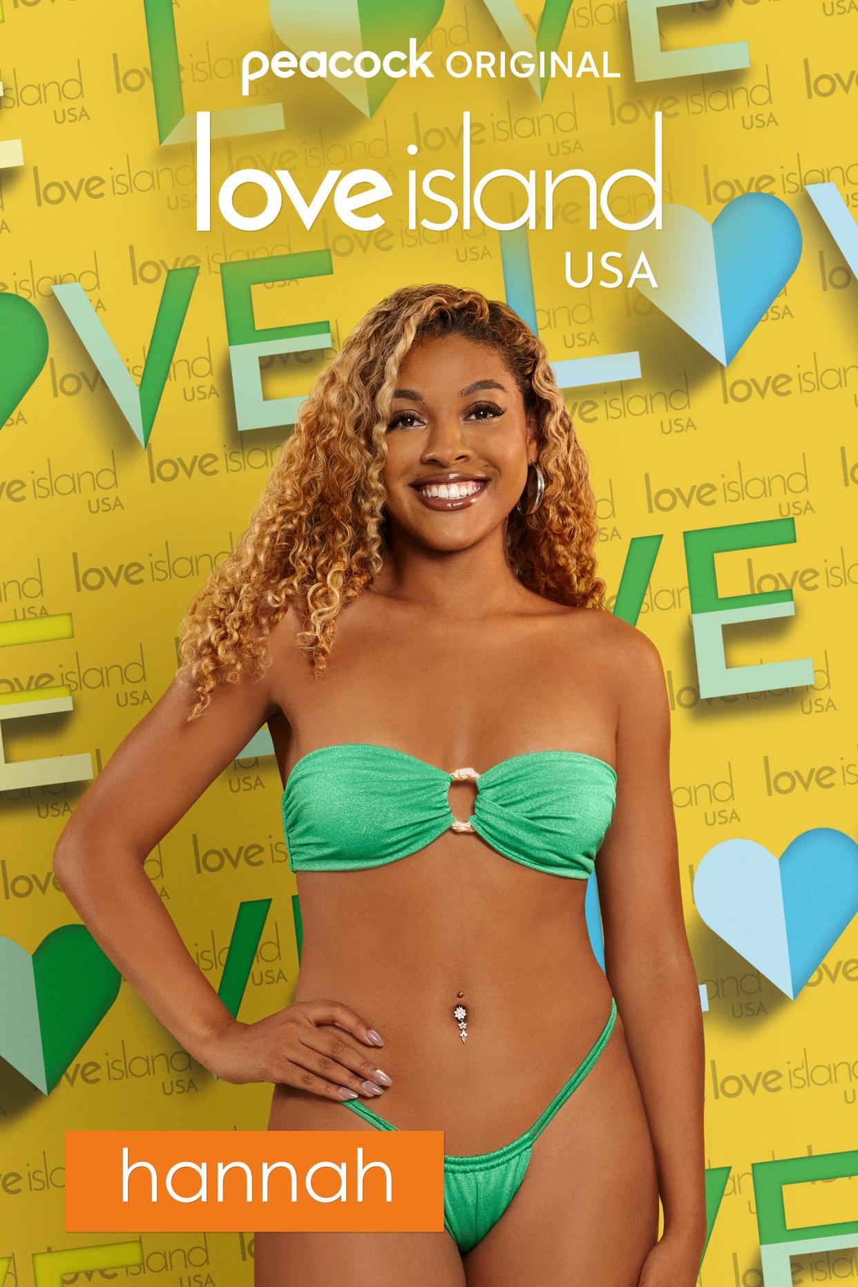 "Love Island USA" contestant Hannah Wright of Palm Springs.