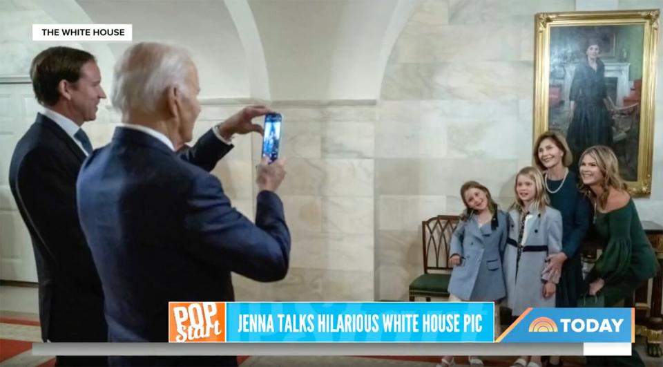 Jenna Bush Hager Recalls Awkward Picture President Joe Biden Took of Her at the White House