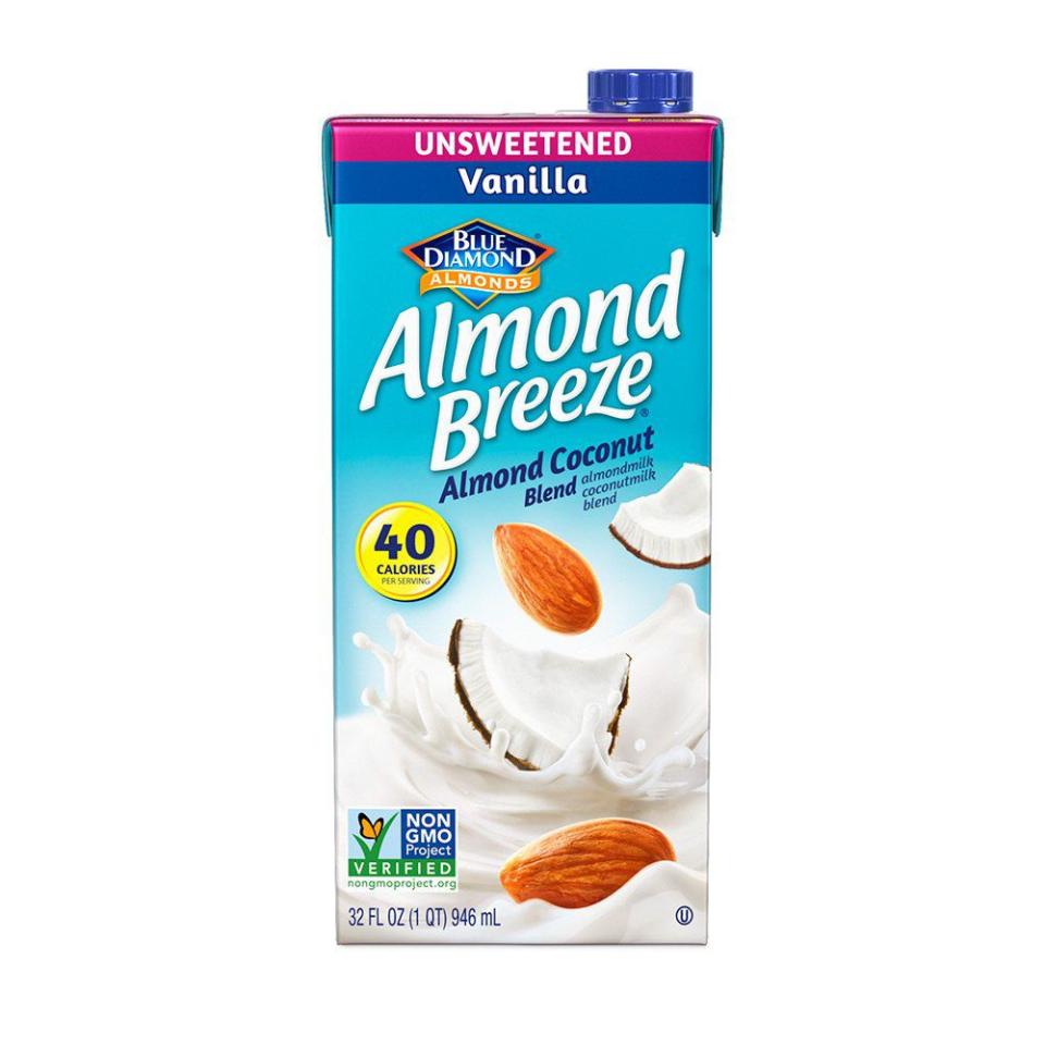 Blue Diamond Almond Breeze Unsweetened Vanilla Almond Coconut Milk