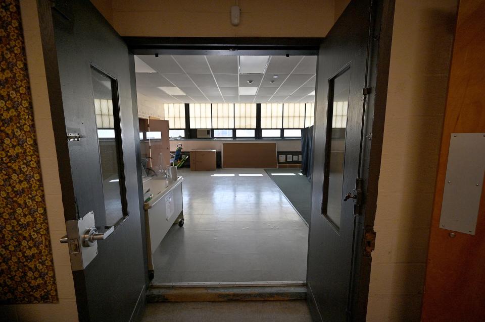 WORCESTER - Medical waiting room at Burncoat Middle School.The School Committee will vote on whether or not to approve the removal of CNAs in medical waiting rooms in Worcester Public Schools, who were hired to staff the locations during the COVID-19 pandemic.