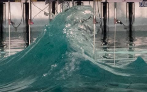 Wave systems crossed each other at 120 degrees - Credit: Oxford University