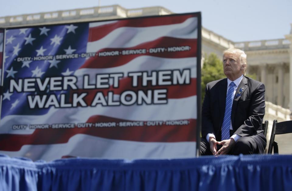 Trump speaks at the National Peace Officers’ Memorial