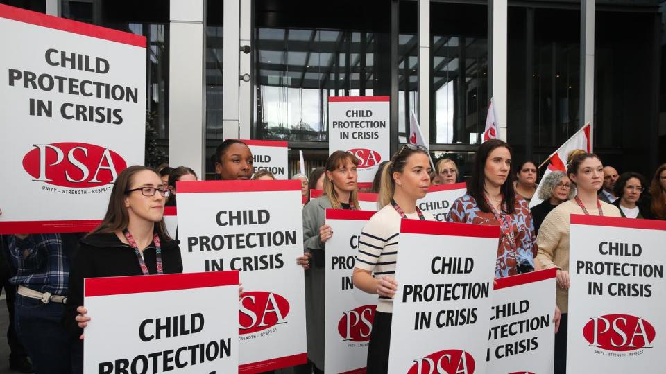 CHILD PROTECTION PROTEST