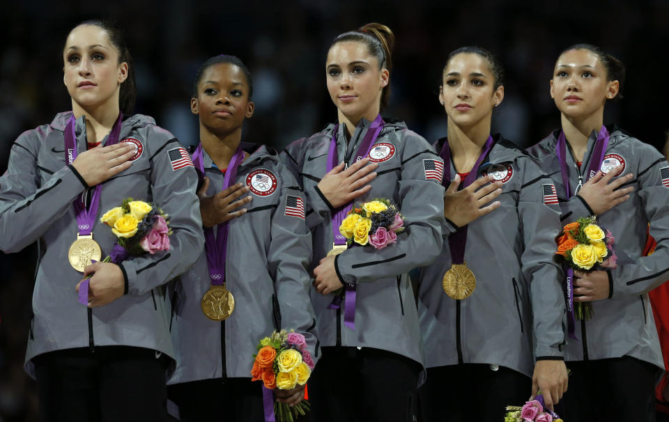 The Fierce Five, 2012. (Associated Press)