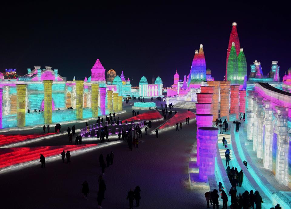 34th Annual Harbin Ice Festival kicks off in style