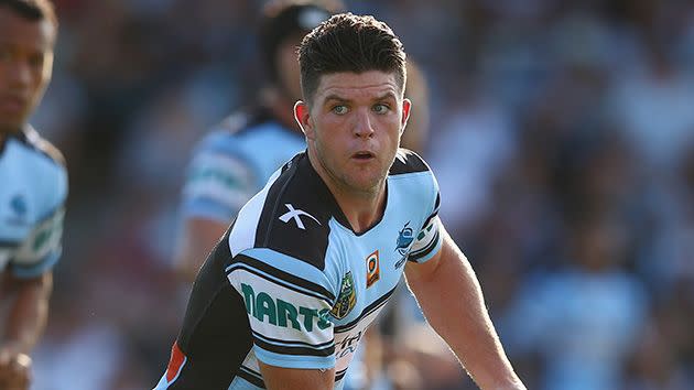 Chad Townsend in action for the Sharks. Image: Getty