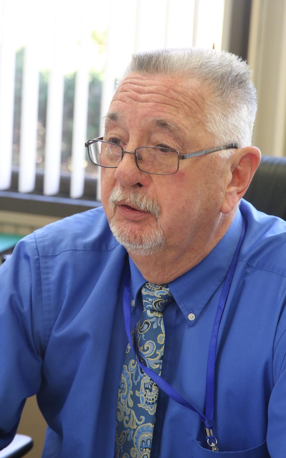 Mount Pleasant Supervisor Carl Fulgenzi talks about the issue of a group home for the developmentally disabled that wants to open in a house on Halsey Place, which is a cul-de-sac in a residential neighborhood. April 10 , 2019.