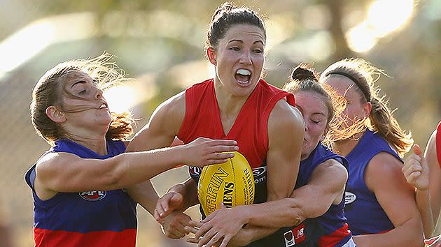 The best female players in Australia square off on Saturday night. Pic: Getty