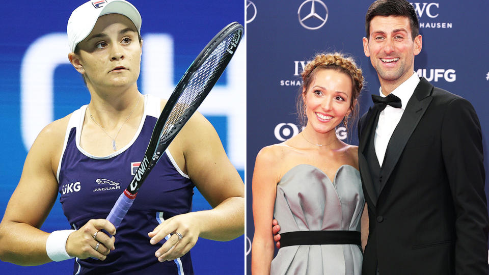 Ash Barty, pictured here at the US Open.