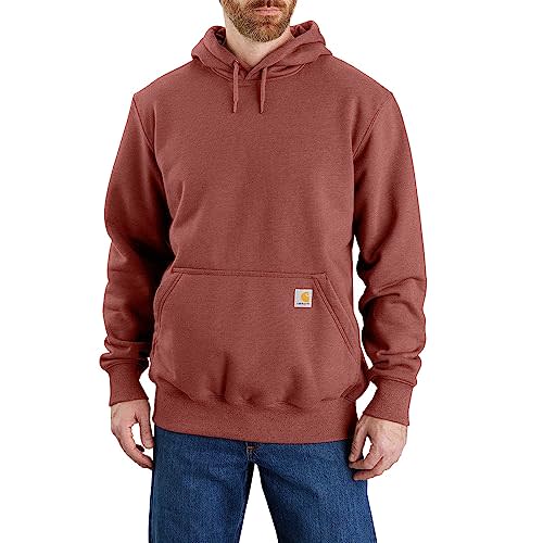 Carhartt Men's Rain Defender Loose Fit Heavyweight Sweatshirt, Sable