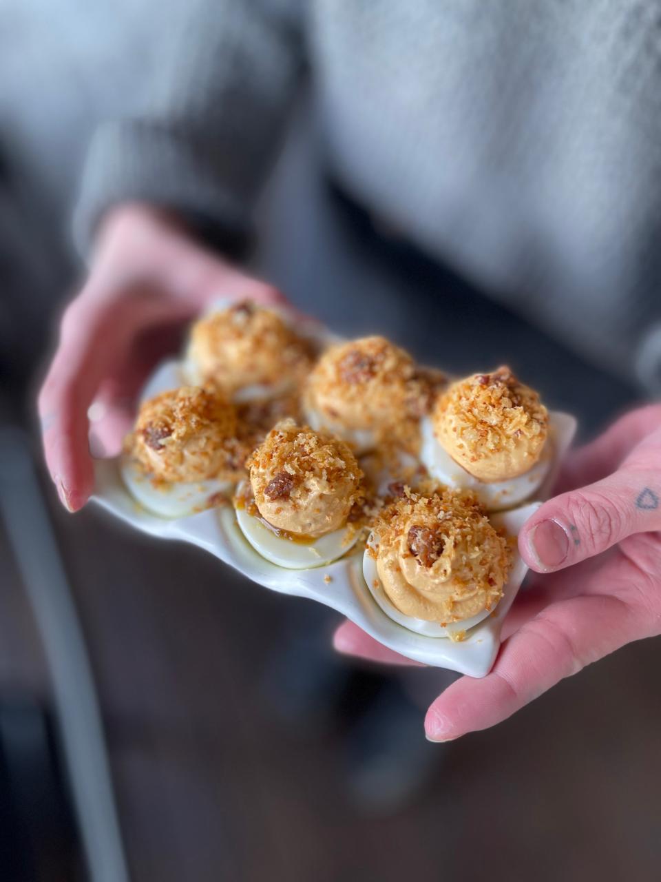 Full English Deviled Eggs.