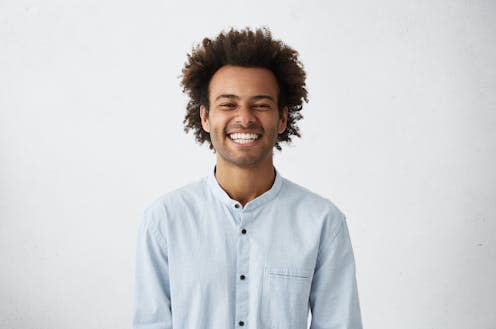 <span class="attribution"><a class="link " href="https://www.shutterstock.com/image-photo/handsome-unshaven-young-darkskinned-male-laughing-640011838" rel="nofollow noopener" target="_blank" data-ylk="slk:Cast Of Thousands/Shutterstock;elm:context_link;itc:0;sec:content-canvas">Cast Of Thousands/Shutterstock</a></span>