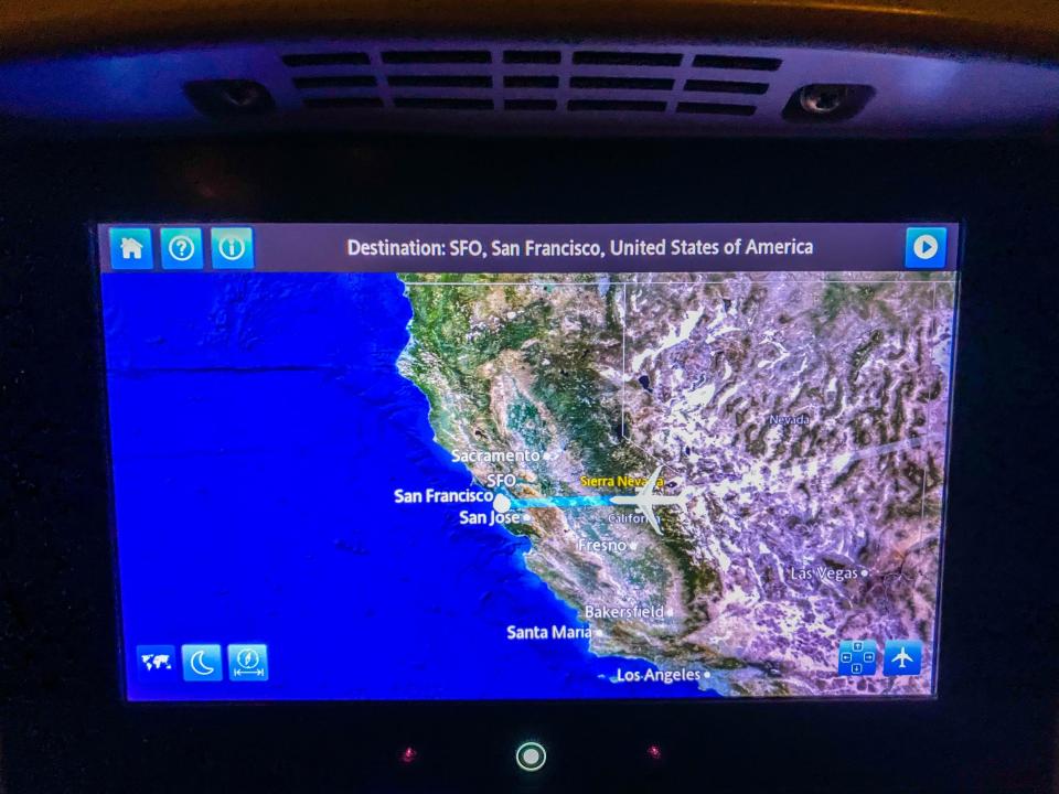 United Airlines New York to San Francisco Flight