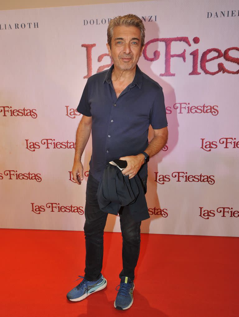 Ricardo Darín y un look muy canchero