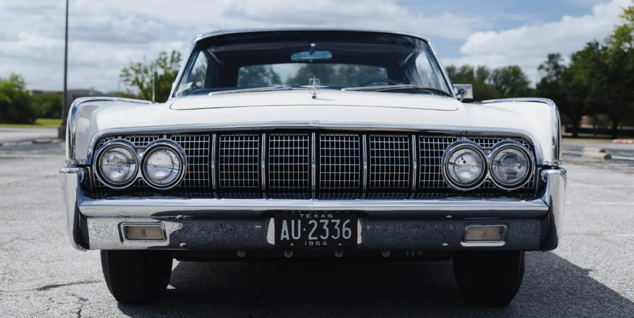 <span class="caption">'64 Lincoln Continental Convertible Was Once LBJ's</span><span class="photo-credit">Bring a Trailer</span>