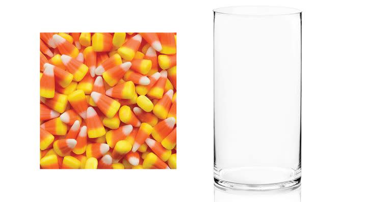 The viral candy corn centerpiece