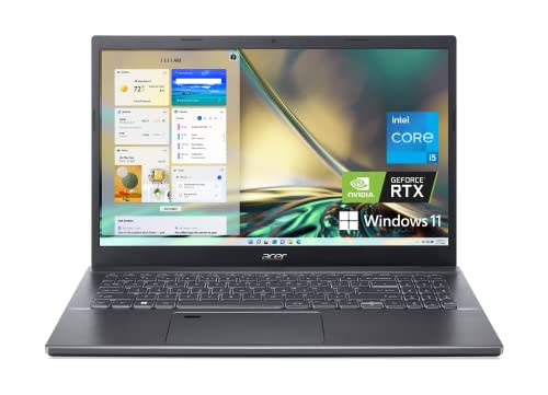 acer Aspire 5 A515-57G-58R7 Slim Laptop | 15.6" Full HD IPS | Intel Core i5-1240P | NVIDIA GeFo…