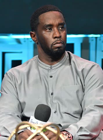 <p>Paras Griffin/Getty </p> Sean 'Diddy' Combs in Atlanta in August 2023