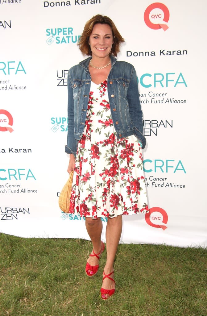 WATERMILL, NY – JULY 29: Luann DeLesseps D’Agostino attends the 20th Annual Super Saturday to benefit the Ovarian Cancer Research Fund Alliance at Nova’s Ark Project on July 29, 2017 in Watermill, New York (Photo by Sonia Moskowitz/WireImage)