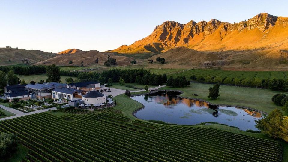 They will marry at one of New Zealand’s most picturesque locations, Craggy Range Winery. Picture: Supplied