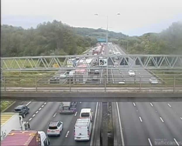 Traffic on the M25 (Traffic Cameras)