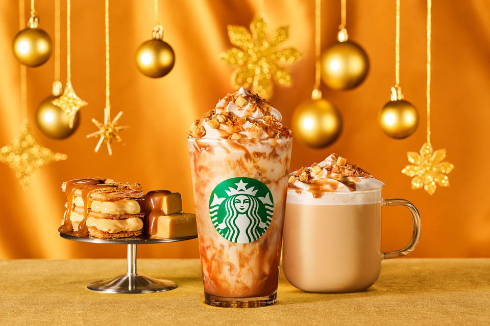 starbucks holiday christmas drinks coffee cream gingerbread