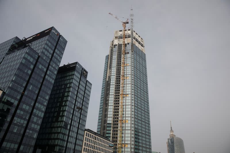 The Varso Tower in central Warsaw