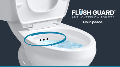 FGI Industries, Ltd. (Nasdaq: FGI) launches Flush Guard™ Anti-Overflow Toilets, with a patented drain system designed to prevent overflows. Introducing Flush Guard™ “the cure to Overflowbia,” FGI launched this breakthrough toilet technology at KBIS (the Kitchen & Bath Industry Show) in Las Vegas on February 27, 2024. As the tagline states, now people can “Go in Peace.