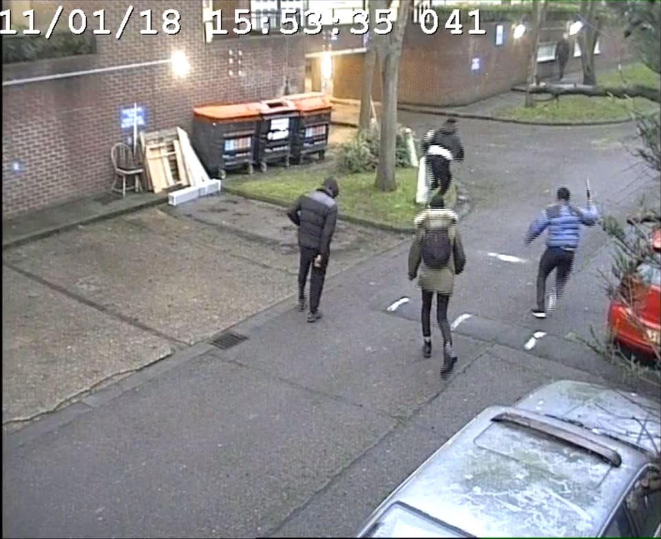 CCTV captured the deadly attack (CCTV)