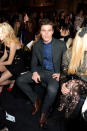 <b>London Fashion Week AW13 FROW </b><br><br>Oliver Cheshire looked dapper on the Julien Macdonald front row.<br><br>© Getty