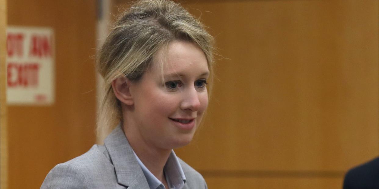 theranos founder elizabeth holmes appears in court for status hearing