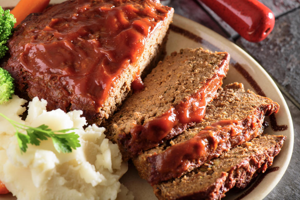 Homemade meatloaf.