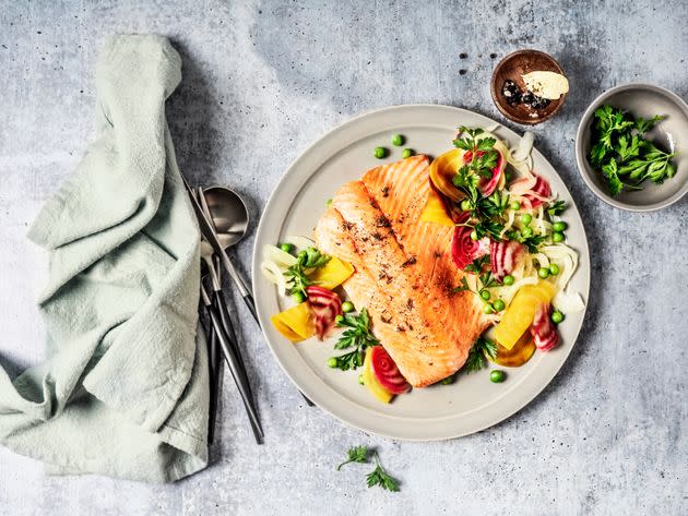 Salmon is an oily fish rich in omega-3 fatty acids.