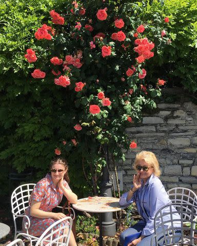 <p>Chloe Malle/Instagram</p> Candice Bergen and her daughter Chloe Malle pose for a photo outdoors.