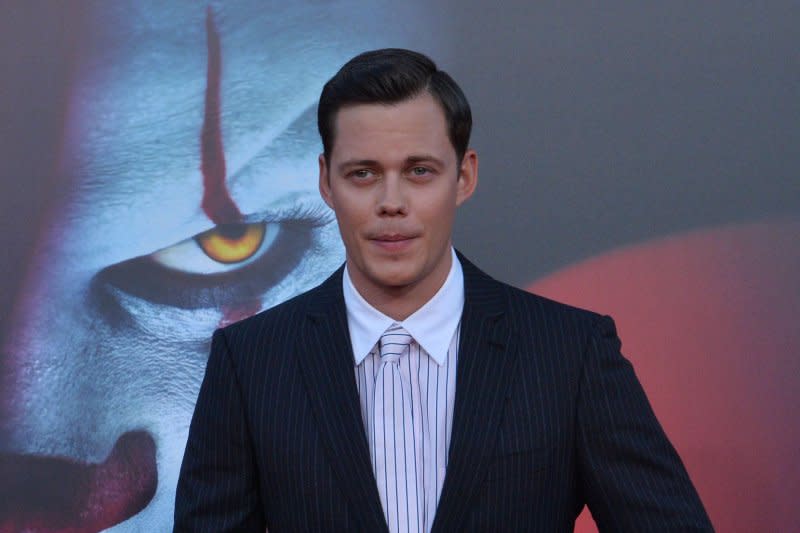 Bill Skarsgard attends the premiere of "It Chapter Two" at the Regency Village Theatre in Los Angeles on August 26, 2019. The actor turns 33 on August 9. File Photo by Jim Ruymen/UPI