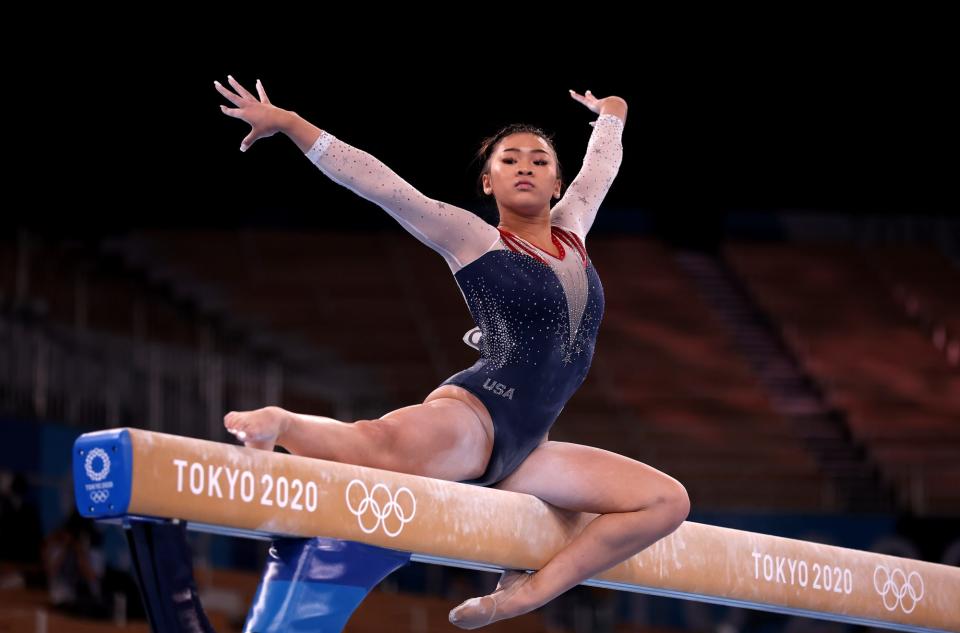<p>At the start of the Tokyo Olympic Games, Lee became the <a href="https://people.com/sports/tokyo-olympics-sunisa-lee-first-hmong-american-olympic-gymnast-achieving-her-dream/" rel="nofollow noopener" target="_blank" data-ylk="slk:first Hmong American Olympic gymnast;elm:context_link;itc:0;sec:content-canvas" class="link ">first Hmong American Olympic gymnast</a> and now, she's the <a href="https://people.com/sports/tokyo-olympics-womens-gymnastics-individual-all-around-winners/" rel="nofollow noopener" target="_blank" data-ylk="slk:first Hmong American Olympic gold medalist;elm:context_link;itc:0;sec:content-canvas" class="link ">first Hmong American Olympic gold medalist</a>.</p> <p>The 18-year-old placed first at the women's gymnastics individual all-around event on Thursday, making Team USA the proud winner of five straight women's all-around golds, starting with Carly Patterson in 2004.</p>
